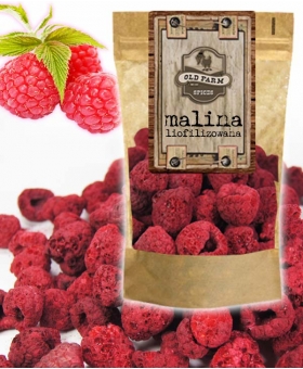MALINA LIO CAŁE OWOCE LIOFILIZOWANE 1 KG